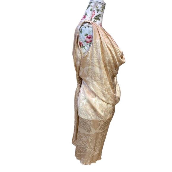 GILES Italy Made Drop Wrap Silk Dress Summer, Party, Cocktail, Weeding invite - Picture 5 of 13